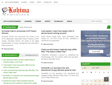 Tablet Screenshot of kohimanewspaper.org
